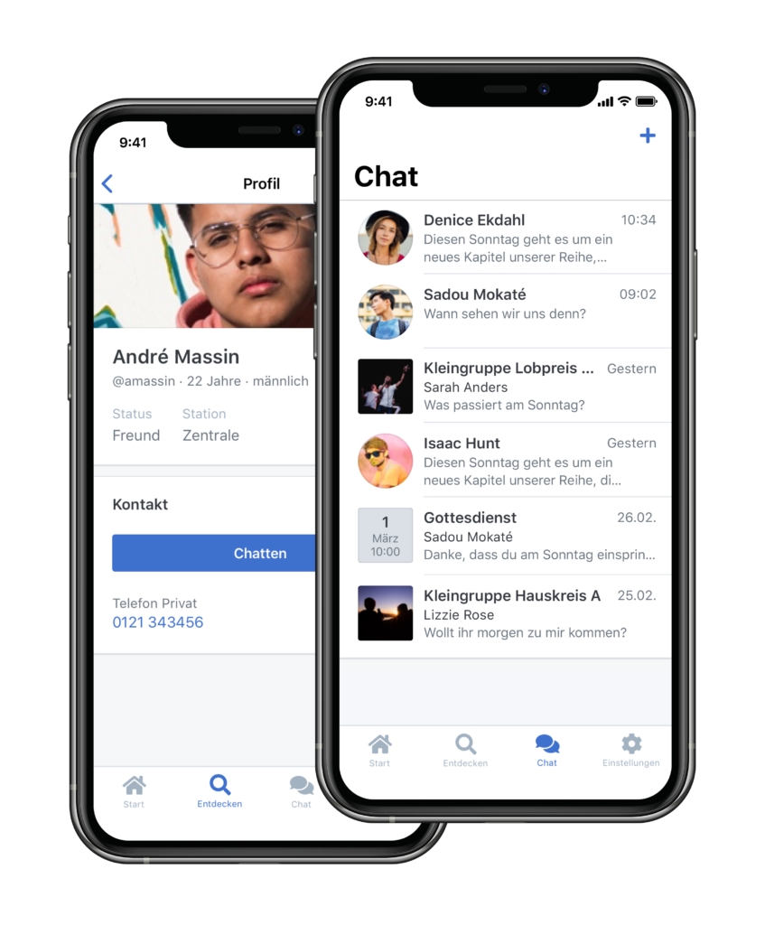 Smartphone ChurchTools